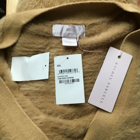 Rachel Parcell Oversize Cardigan Tan Iced Coffee XXL - Picture 4 of 4